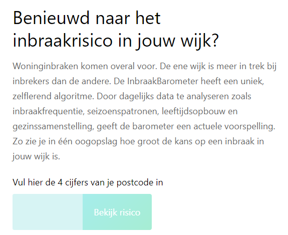 inbraakbarometer